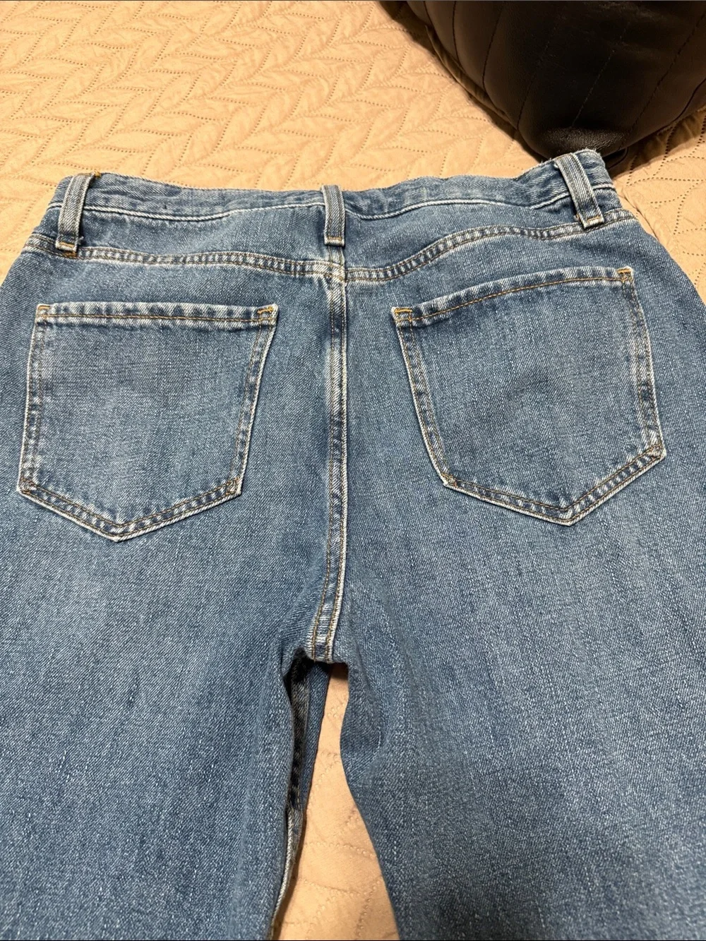 ZARA ANKLE RELAXED DENIM JEANS